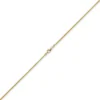 1,5mm Zopfkette Kette Collier aus 585 Gold Gelbgold, Goldkette, 55cm
