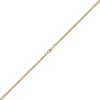 2mm Zopfkette Kette Collier aus 585 Gold Gelbgold, Goldkette, 55cm