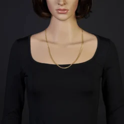 3mm Zopfkette Kette Collier aus 750 Gold Gelbgold Goldkette 60cm Unisex