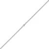 2mm Zopfkette Kette Collier, 750 Gold Weißgold, Goldkette 42cm