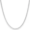 2,1mm Zopfkette Silberkette Collier Halskette aus 925 Silber 50cm