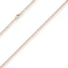 2,1mm Zwillingspanzerkette Collier Halskette aus 585 Gold Rotgold 38cm