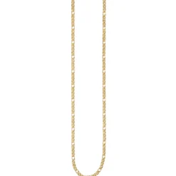 3mm Zwillings-Panzerkette Kette Collier Halskette aus 585 Gold Gelbgold 45cm