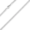 3,9mm Zwillingspanzerkette Silberkette Collier Halskette aus 925 Silber 55cm