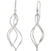 Ohrhänger 13,7x62,4mm Ohrringe Ohrhaken925 Silber rhodiniert Damen