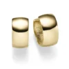 Ohrringe Creolen 7x14mm Ohrschmuck aus 585 Gold Gelbgold schlicht glänzend