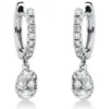 Ohrschmuck Ohrhänger aus 750 Weißgold 36 Diamanten 0,6ct TW-SI 19,2x4,5mm