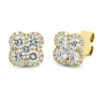 Ohrstecker aus 750 Gold Gelbgold 58 Diamanten 1,27ct TW-SI 8,3x7,1mm