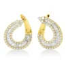 Ohrstecker aus 750 Gold Gelbgold 149 Diamanten 1,73ct TW-SI 20,5x16,5mm