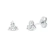 Ohrstecker aus 585 Gold Weißgold 6 Diamanten 0,39ct W-SI/PI 5,5x6mm