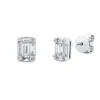 Ohrstecker aus 750 Gold Weißgold 18 Diamanten 0,54ct 6,7x5,1mm