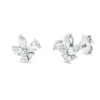 Ohrstecker aus 585 Gold Weißgold 10 Diamanten 0,58ct 8,3x8,1mm