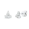 Ohrstecker aus 750 Gold Weißgold 6 Diamanten 0,52ct TW-SI 6,7x6,2mm