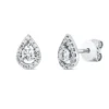 Ohrstecker aus 750 Gold Weißgold 32 Diamanten 0,36ct TW-SI 5,8x8,1mm