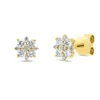 Ohrstecker 585 Gelbgold 8 Brillanten 0,41ct I-SI 10 Brillanten 0,05ct I-SI Ø6,6mm