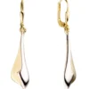 Paar Ohrhänger 8,2x41,4mm Ohrringe Boutons aus 333 Gold Gelbgold Damen