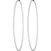 Paar Ohrringe Creolen rund groß XXL Ohrschmuck aus 925 Silber 79x2mm