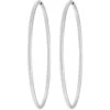 Paar Ohrringe Creolen rund groß XL Ohrschmuck aus 925 Silber 70x2,5mm