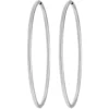 Paar Ohrringe Creolen rund groß XL aus 925 Silber rhodiniert 70x2,5mm
