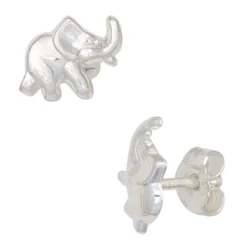 Paar Ohrstecker Stecker Elefant Elefantchen 925 Silber, Kinder