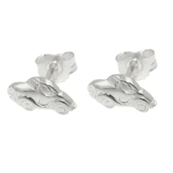 Paar Ohrstecker Stecker Ohrschmuck, kleines Auto PKW, 925 Silber, Kinder