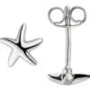 Paar Ohrstecker Stern Seestern aus 925 Silber Ohrringe Ohrschmuck Kinder
