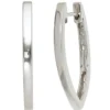 Paar Silbercreolen Creolen 2,7x28,6mm Creole aus 925 Silber oval spitzoval Damen
