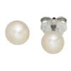 Paar Stecker Ohrschmuck Ohrstecker 5-5,5mm rosé Perlen, 925 Silber, Damen
