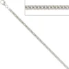 2,5 Panzerkette Silberkette Kette Collier, 925 Silber, 50cm, Unisex