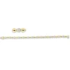 Pavé Armband aus 585 Gelbgold 180 Diamanten 3,86ct TW-SI B:5,9mm L:18cm