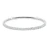 Pavé Armreif aus 750 Gold Weißgold 135 Brillanten 1,93ct TW-VSI 47x57mm