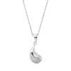 Pavé Collier aus 585 Gold Weißgold 32 Brillanten 0,17ct TW-SI L:47cm