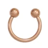Piercing 10,3mm aus Edelstahl rotvergoldet Edelstahlpiercing