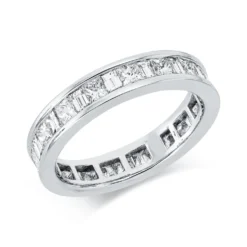 Ring aus 750 Gold Weißgold 32 Diamanten 1,73ct TW-VSI/SI B:4mm