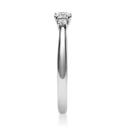Ring Damenring Platinring aus 950 Platin mit 3 Diamanten Brillanten 0,33 Ct.