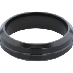 Ring Herrenring Edelstahl schwarz beschichtet teilmattiert schlicht Breite 5,9mm
