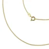 1,1 Rund-Ankerkette Halskette Collier aus 9Kt 375 Gold Gelbgold 42cm