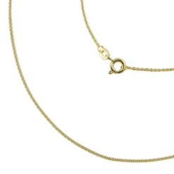 1,1 Rund-Ankerkette Halskette Collier aus 9Kt 375 Gold Gelbgold 42cm