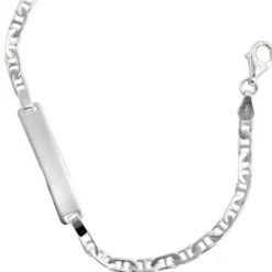 Schildband Armband Armkette aus echtem 925 Silber, 19cm, Unisex