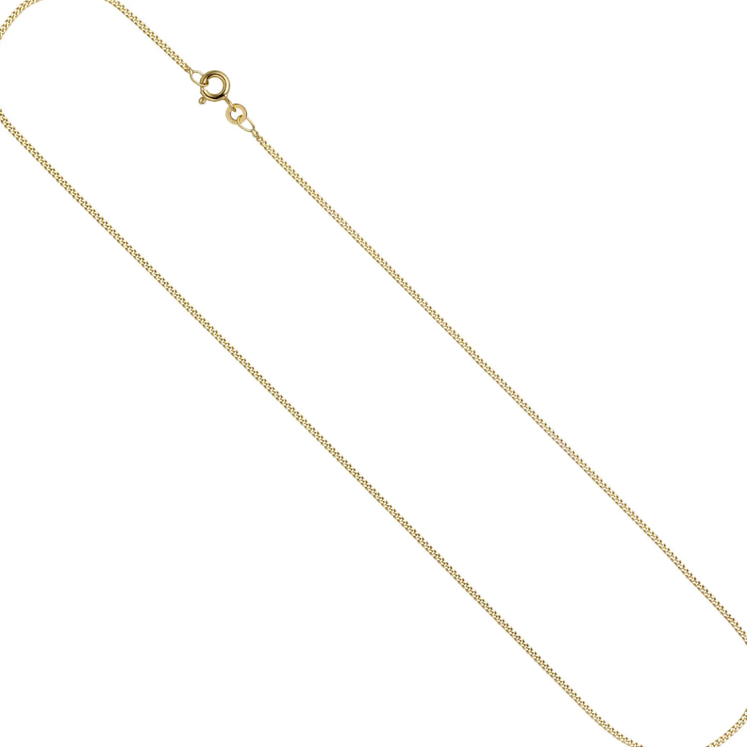 Schmuck-Set aus 333 Gold Gelbgold mit Zirkonia Ohrstecker Anhänger Kette 45cm