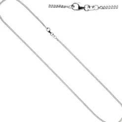 Schmuck-Set, Glaube Liebe Hoffnung 1,7mm Panzerkette 925 Silber Halsschmuck 38cm