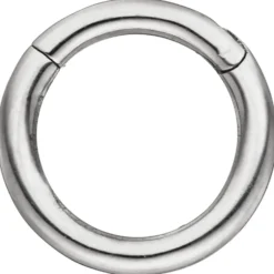 Segmentring aus Edelstahl mit Klick-System Scharnier Ringstärke 1,2mm