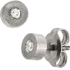Solitär Ohrstecker Stecker aus Titan mit Diamanten 0.06Ct Brillanten Damen