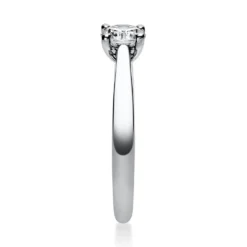 Solitär Ring Damenring aus 750 Gold Weißgold mit Diamant Brillant 0,50 Ct.