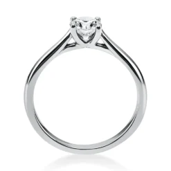 Solitär Ring Damenring aus 750 Gold Weißgold mit Diamant Brillant 0,50 Ct.