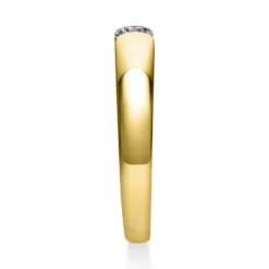 Solitär Ring Damenring aus 750 Gold Gelbgold mit Diamant Brillant 0,20 Ct.