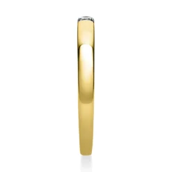 Solitär Ring Damenring aus 585 Gold Gelbgold mit Diamant Brillant 0,06 Ct.
