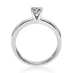 Solitär Ring Damenring aus 950 Platin mit Diamant Brillant 0,40 Ct. 4er-Krappe