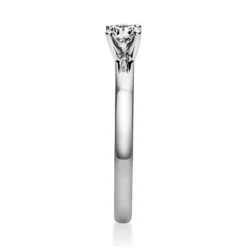 Solitär Ring Damenring aus 950 Platin mit Diamant Brillant 0,25 Ct 4er-Krappe