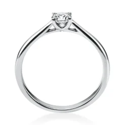Solitär Ring Damenring aus 950 Platin mit Diamant Brillant 0,30 Ct. 4er-Krappe